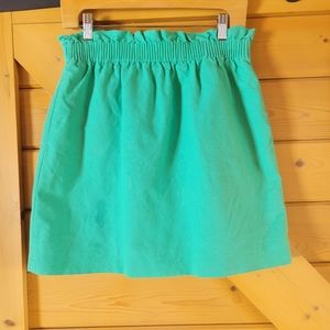 J Crew Women's Linen Skirt Size 8